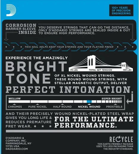 D'Addario EXL148 C Tuning