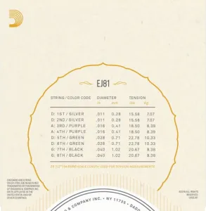 D'Addario EJ81