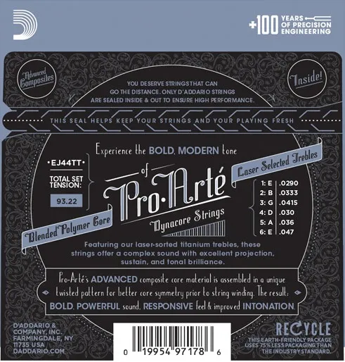 D'Addario EJ44TT