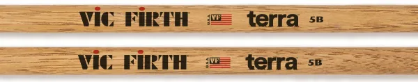 Vic Firth 5BT American Classic® Terra Series Drumsticks, Wood Tip