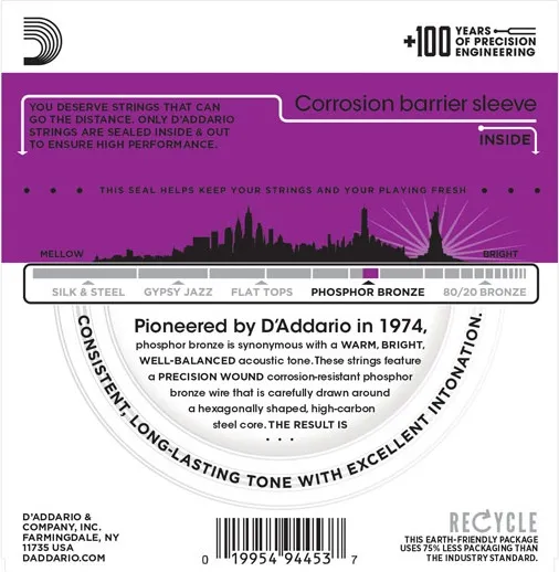 D'Addario EJ38H - 6 Strings Trebles Only