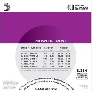 D'Addario EJ38H - 6 Strings Trebles Only
