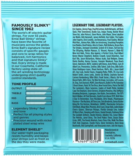 Ernie Ball 2228 Nickel Wound Mighty Slinky