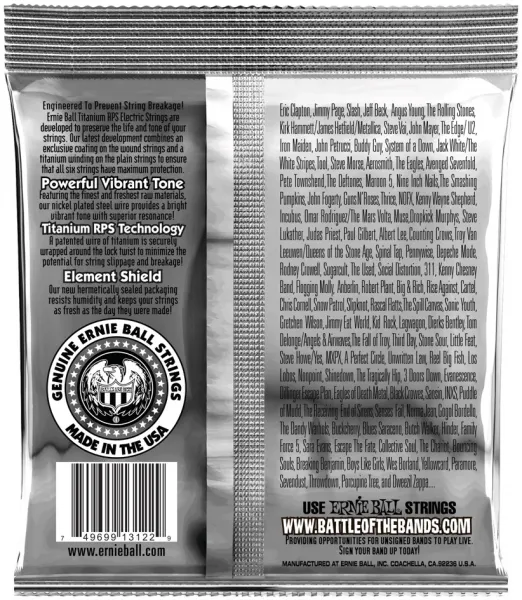 Ernie Ball 3122 Titanium Hybrid Slinky
