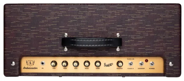 Supro Ambassador Custom Burgundy Gold Scandia
