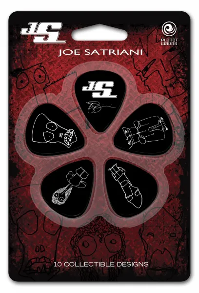 D'Addario Joe Satriani Guitar Picks White Heavy