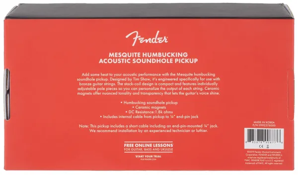 Fender Acoustic Pickup, Mesquite