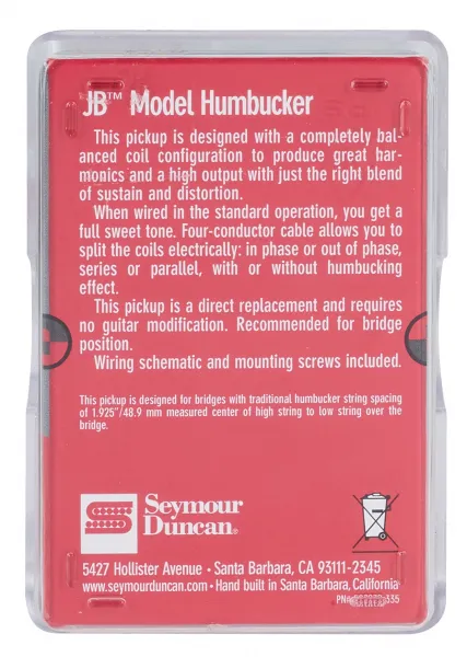 Seymour Duncan SH-4 BLK JB Model