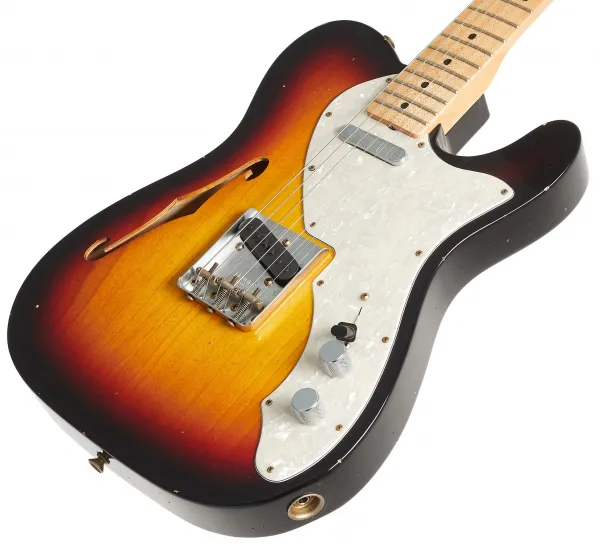 Fender Custom Shop 68 Telecaster Thinline JRN Relic 3TSB
