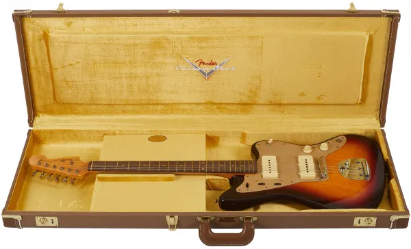 Fender Custom Shop 59 250K Jazzmaster Journeyman Relic RW Chocolate 3-