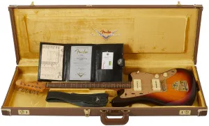 Fender Custom Shop 59 250K Jazzmaster Journeyman Relic RW Chocolate 3-
