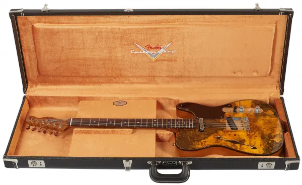 Fender Custom Shop Artisan Buckeye Double Esquire NOS RW Aged Natural