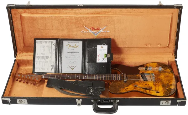 Fender Custom Shop Artisan Buckeye Double Esquire NOS RW Aged Natural