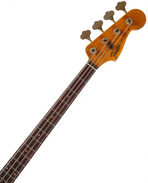 Fender Custom Shop 61 Jazz Bass Heavy Relic Shoreline Gold