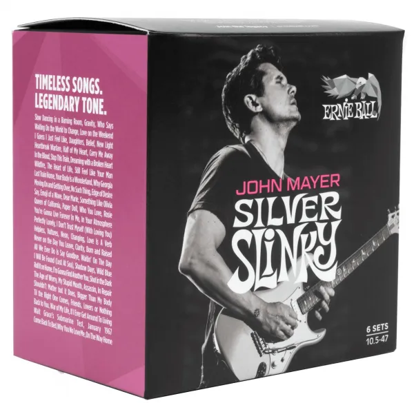 Ernie Ball John Mayer Silver Slinky 6-pack