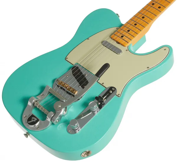 Fender Custom Shop 67 Telecaster Bigsby DLX Closet Classic Aged Seafoa