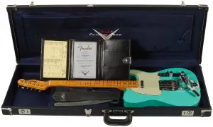 Fender Custom Shop 67 Telecaster Bigsby DLX Closet Classic Aged Seafoa