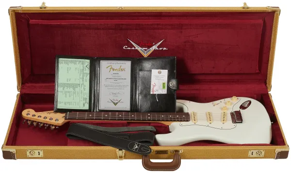 Fender Custom Shop Jeff Beck Signature Stratocaster RW Olympic White