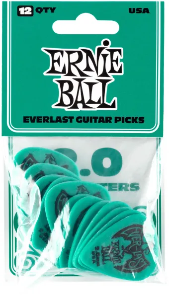 Ernie Ball Everlast Picks 2.0 Teal