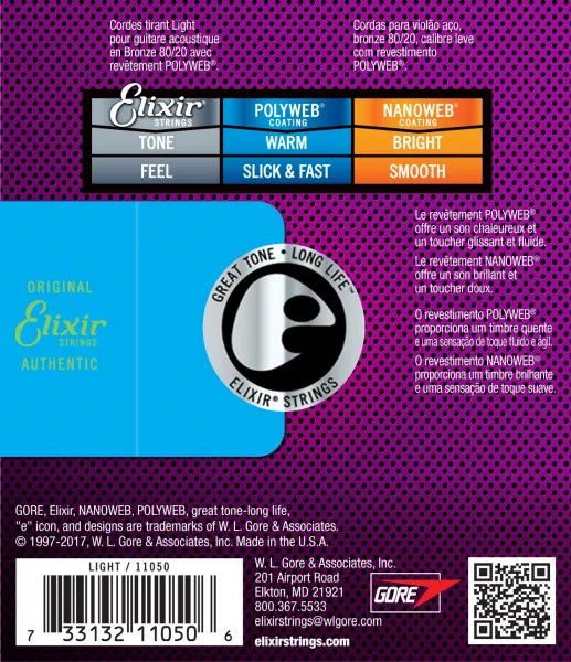Elixir Polyweb 80/20 Bronze Light