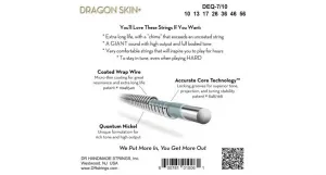 DR Strings Dragon Skin+ DEQ-7/10
