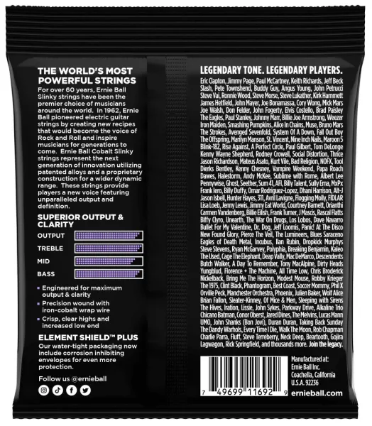 Ernie Ball 2717 Cobalt Ultra Slinky