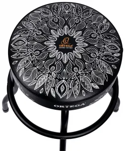 Ortega Bar Stool 24" White Kaleidoscope