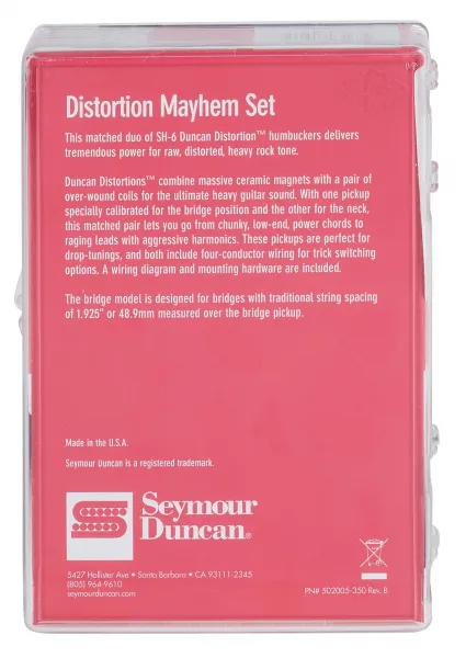 Seymour Duncan SH-6 Distortion Mayhem Set