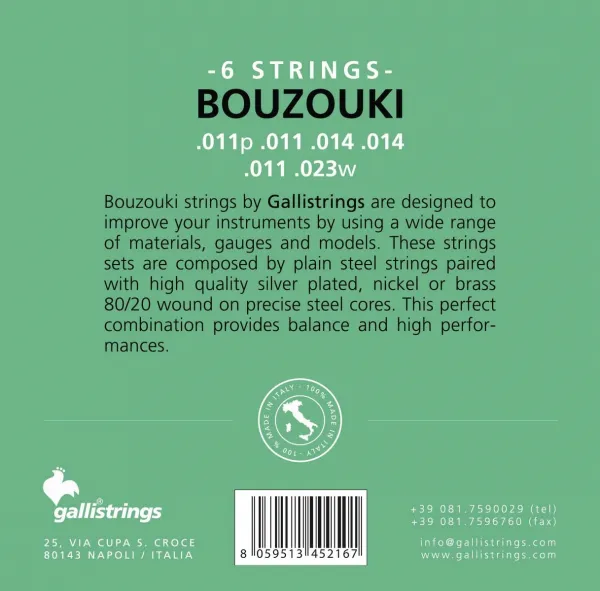 Galli BM60 6-String Silverplated