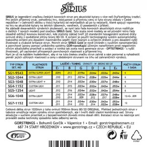 Gorstrings Sirius Gold SG1-9543