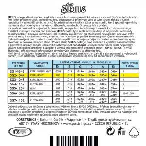 Gorstrings Sirius Gold SG2-1044