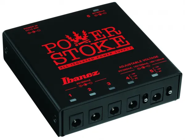 Ibanez Guitar Pedal Power Supply - 6 Isolated Outputs for Guitar Pedal