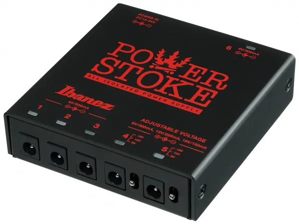 Ibanez Guitar Pedal Power Supply - 6 Isolated Outputs for Guitar Pedal