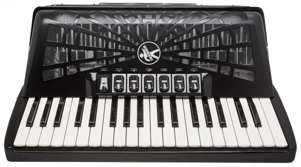 Hohner Bravo III 96 black Silent Key