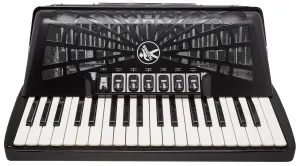 Hohner Bravo III 96 black Silent Key