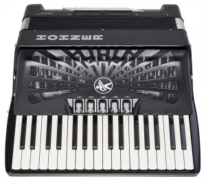 Hohner Bravo III 72 Black Silent Key