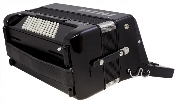 Hohner Bravo III 72 Black Silent Key