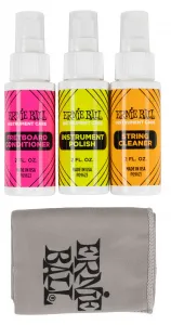 Ernie Ball Instrument Care 3-pack w/Microfiber Polish Cloth