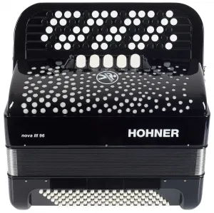 Hohner Nova III 96 black, B-stepped