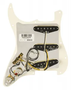Fender Pre-Wired Strat Pickguard, Pure Vintage '59 w/RWRP Middle, Parc