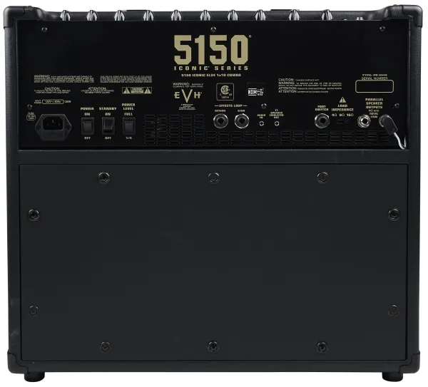 EVH 5150 Iconic 15W EL34 1X10 Combo Black