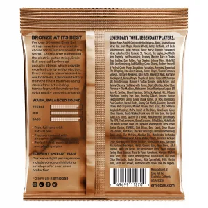 Ernie Ball 3543 Earthwood Custom Medium Phosphor Bronze 3-Pack