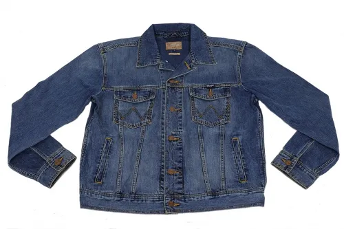 WRANGLER Pánska riflová bunda  W4481514V CLASSIC JACKET Veľkosť: S