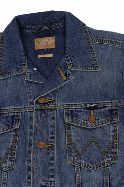 WRANGLER Pánska riflová bunda  W4481514V CLASSIC JACKET Veľkosť: S