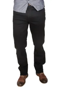WRANGLER Pánske jeans  W12109004 TEXAS STRETCH BLACK OVERDYE Veľkosť: 32/32