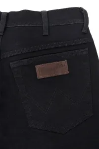 WRANGLER Pánske jeans  W12109004 TEXAS STRETCH BLACK OVERDYE Veľkosť: 32/32