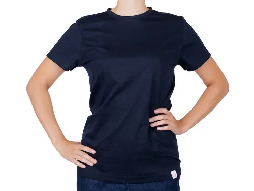 JEANS-SHOP  PÁNSKE A DÁMSKE TRIČKO JEANS SHOP STRIH UNISEX Tmavě modrá Veľkosť: S