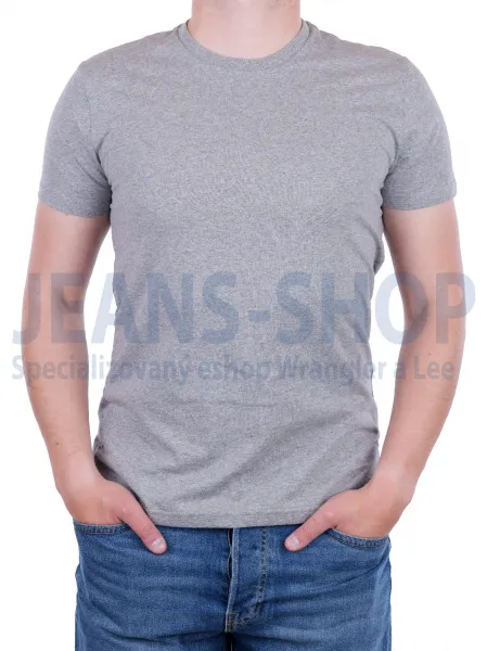 Pánske tričko LEE L680CMLD TWIN PACK CREW GREY MELIE / NAVY Veľkosť: XXXXL
