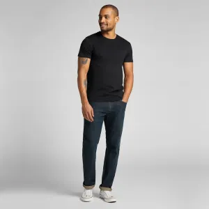 LEE Pánske tričko  L680CM01 TWIN PACK CREW BLACK Veľkosť: S
