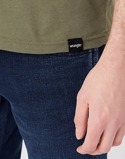 WRANGLER Dvojbalenie pánskych tričiek  W7G9DHX45 2 PACK TEE DUSTY OLIVE Veľkosť: XXXXL